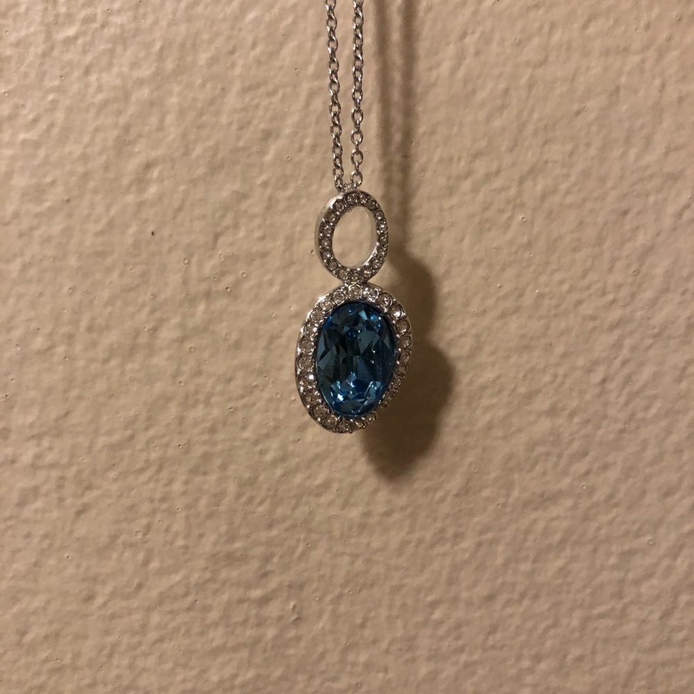 Swarovski Blue Pendant